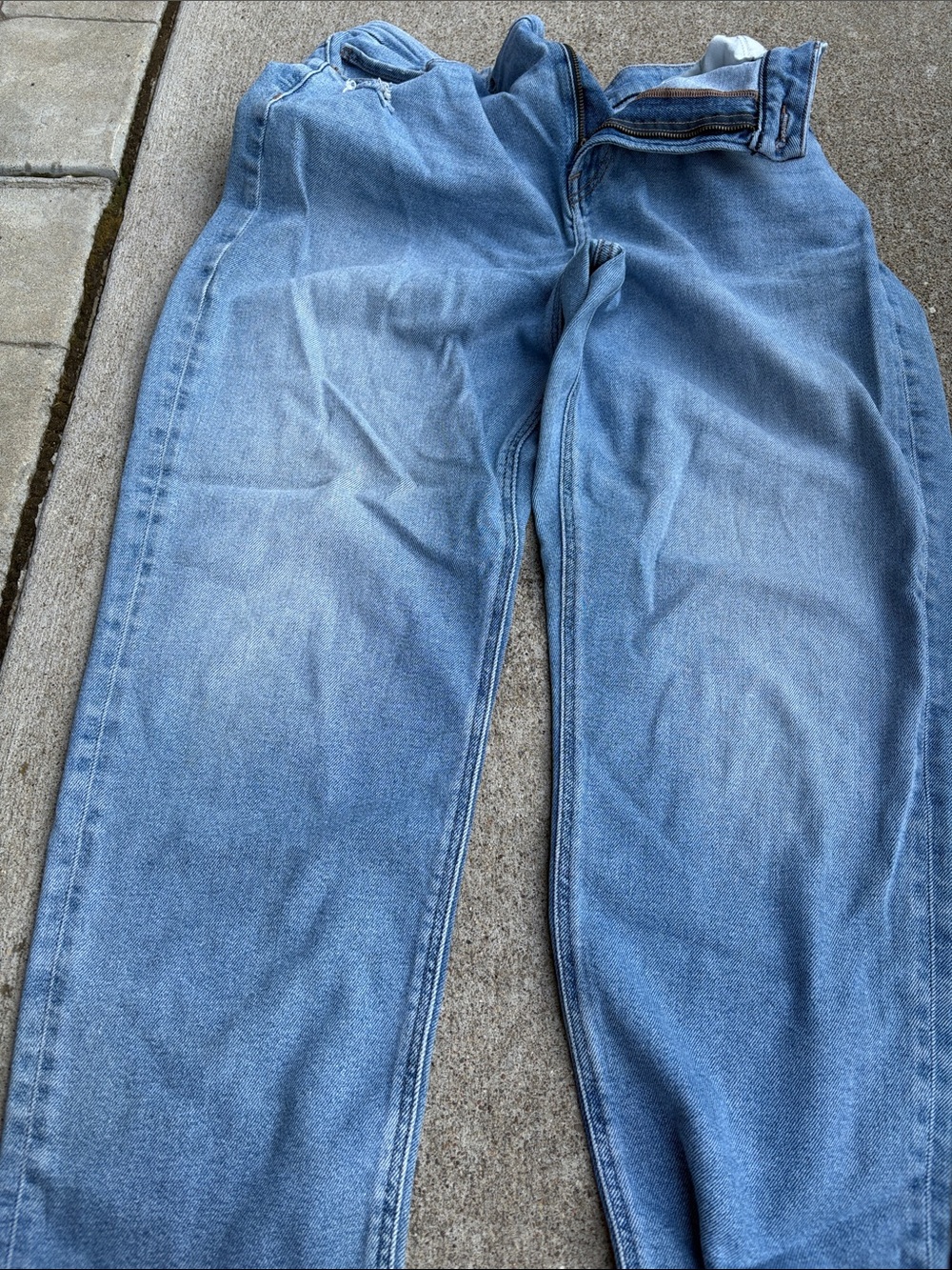 American Eagle Outfitters Light Blue Straight Jeans